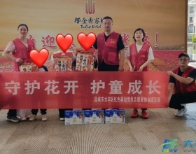 大丰红色驿站开展“守护花开  护童成长”公益活动